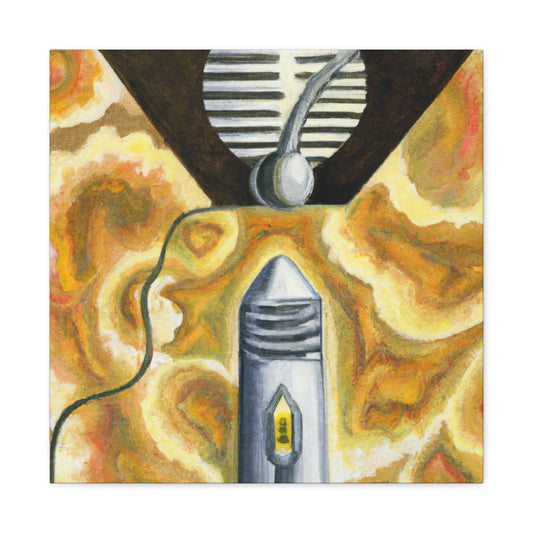 "Microphone of Surrealism" - Canvas