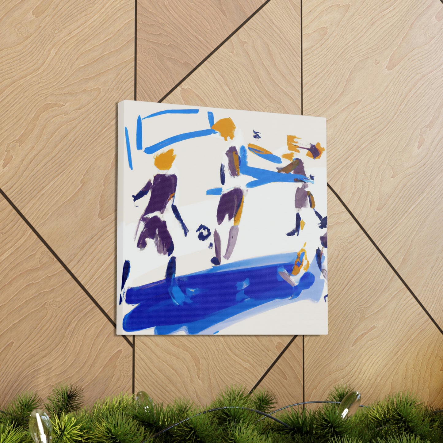 Soccer in Simplicity - Canvas