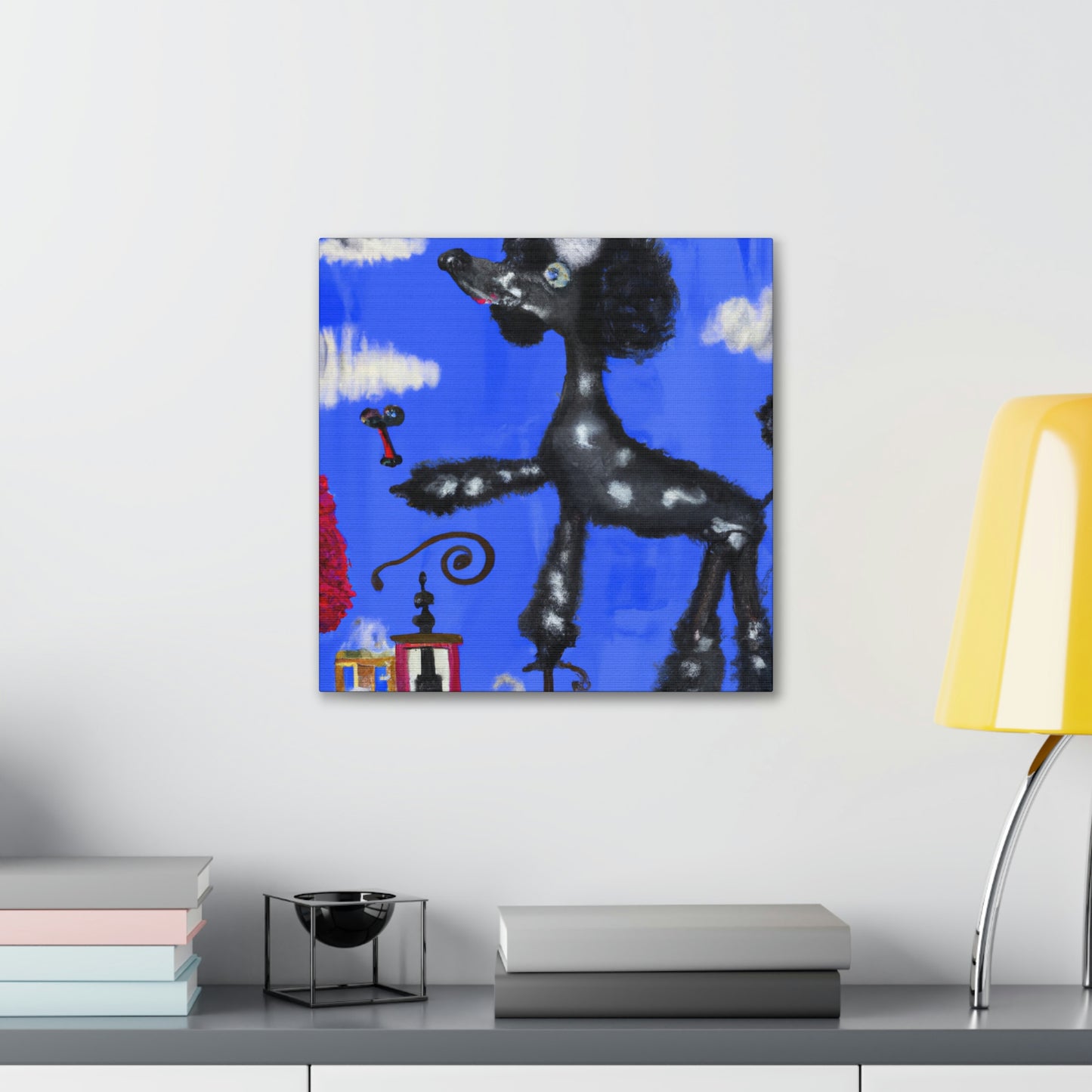 Poodle in Dreamland - Canvas