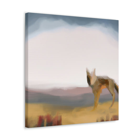 "Coyote in Cyber Space" - Canvas