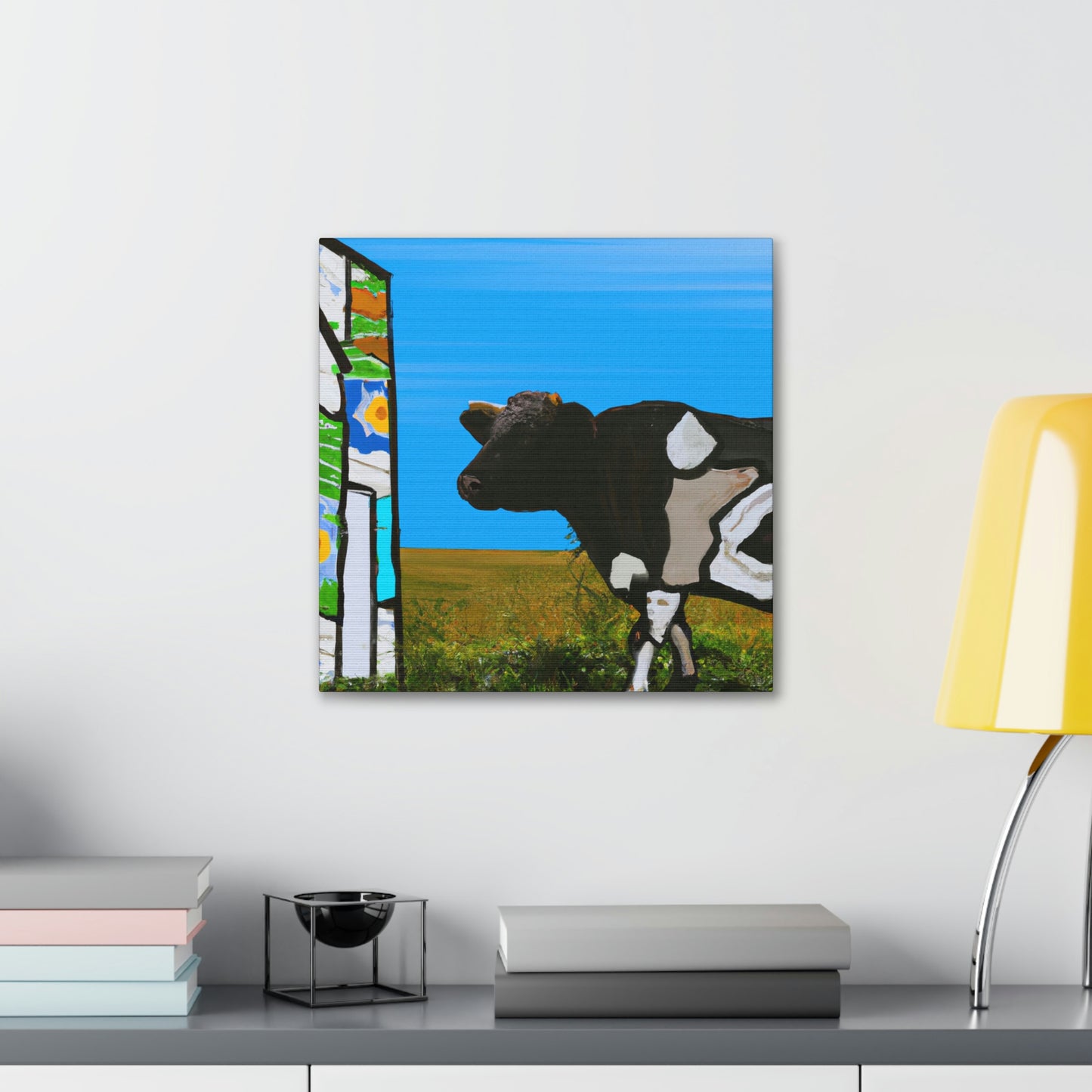 Calf in Pasturesm - Canvas