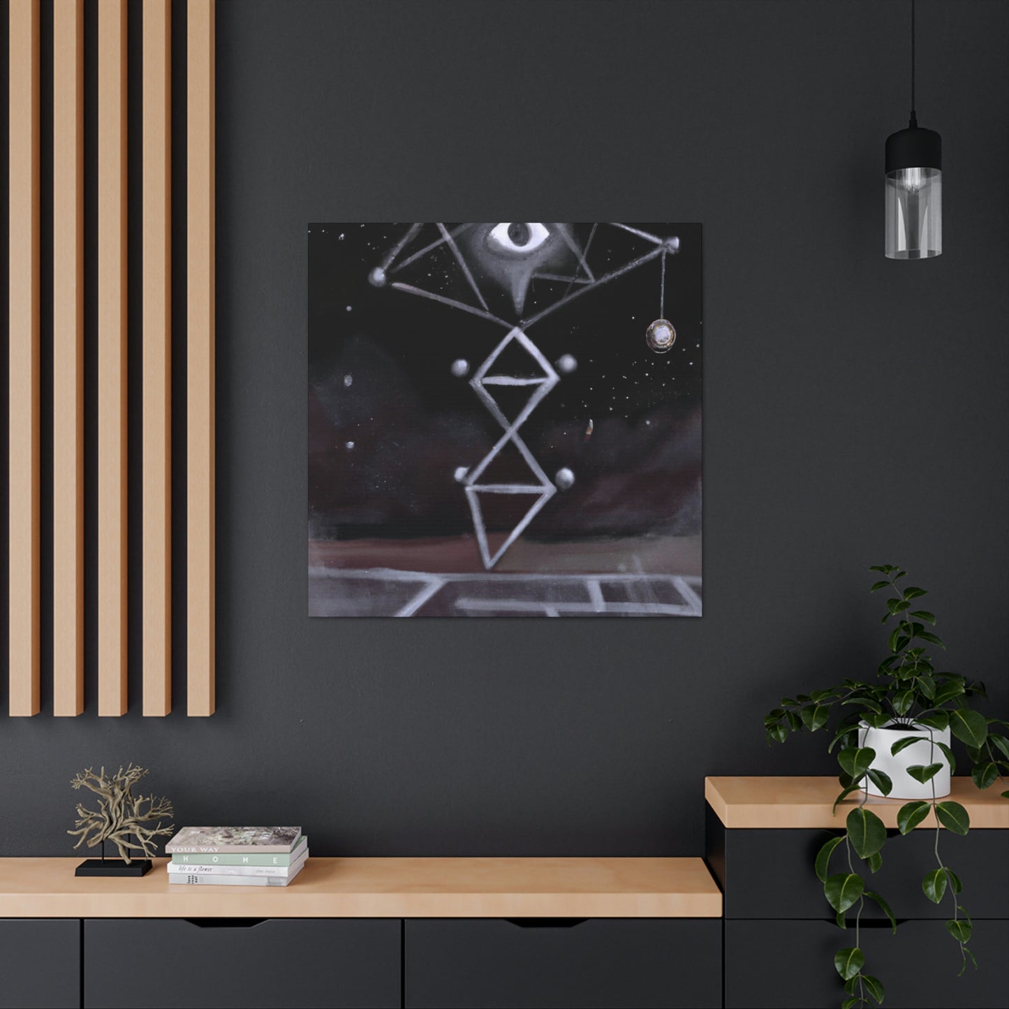 "Stargazing Minimalism" - Canvas