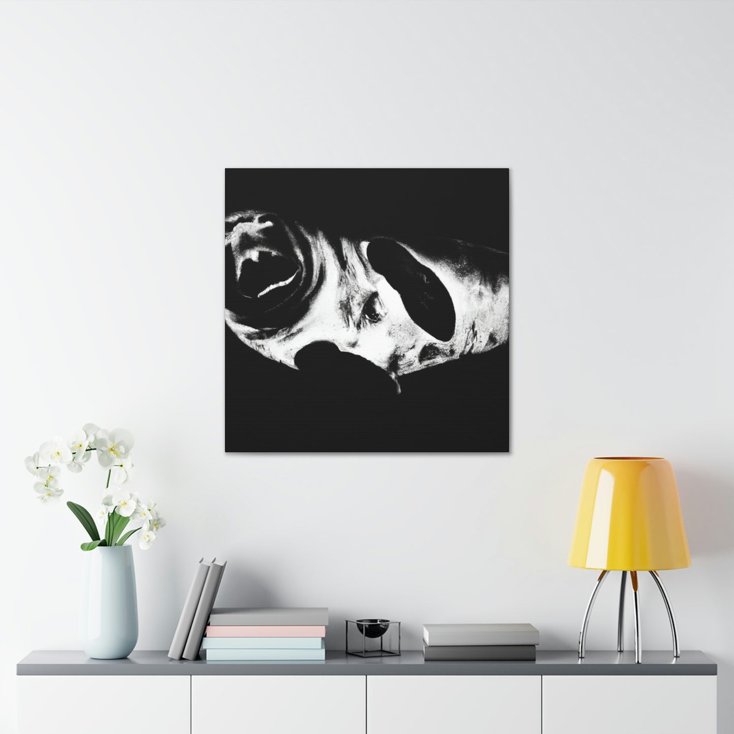 "Manatee in Moonlight" - Canvas