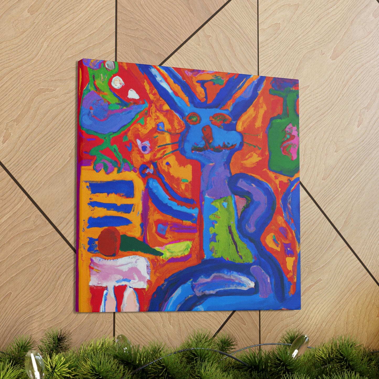 "Rabbit in Fauvism" - Canvas