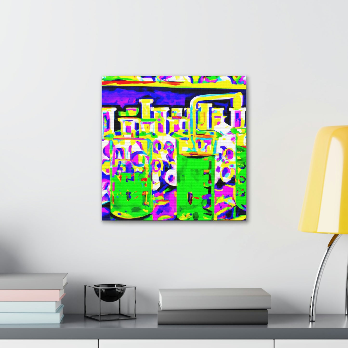 "Test Tube Symphony" - Canvas