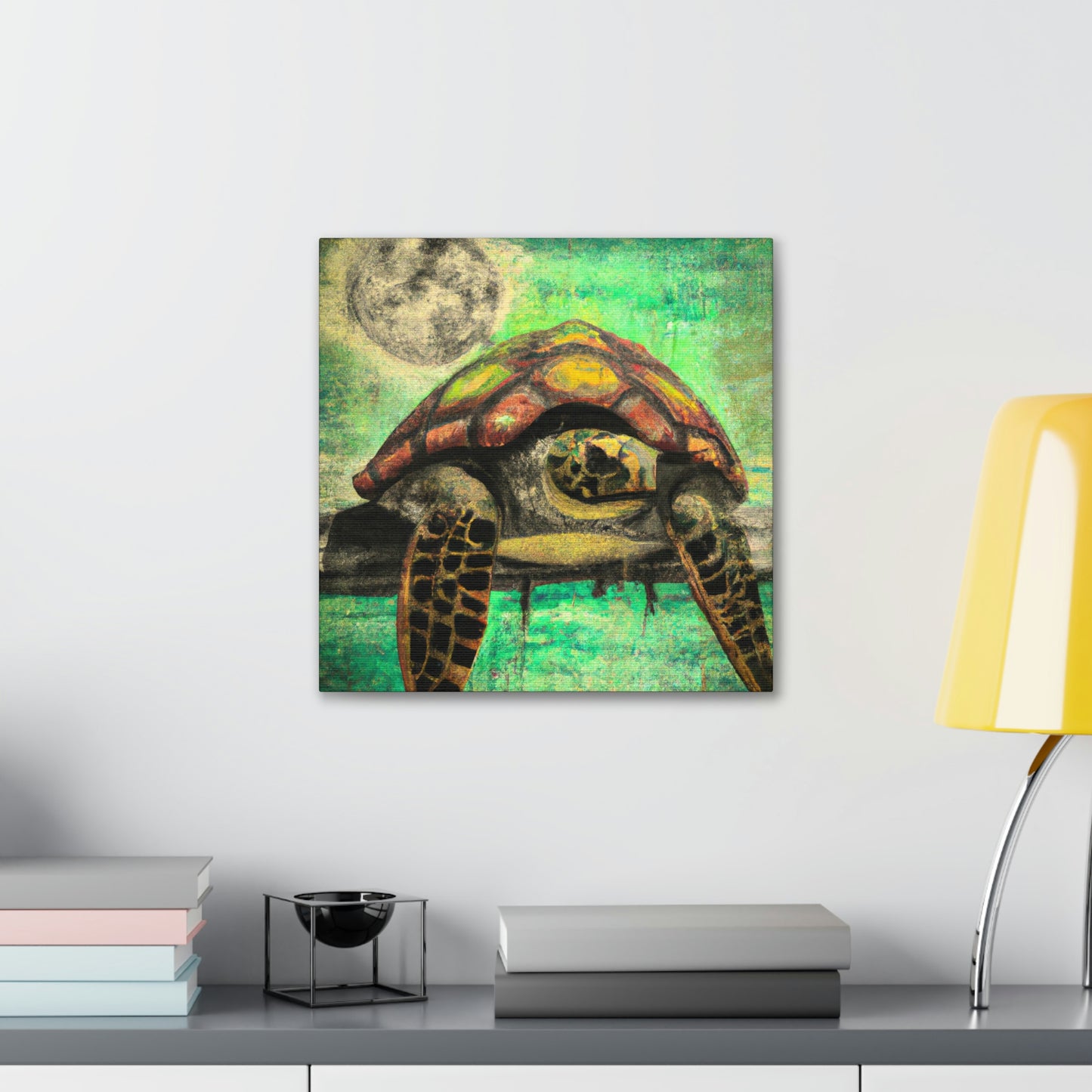 Steampunk Sea Turtle Voyage - Canvas