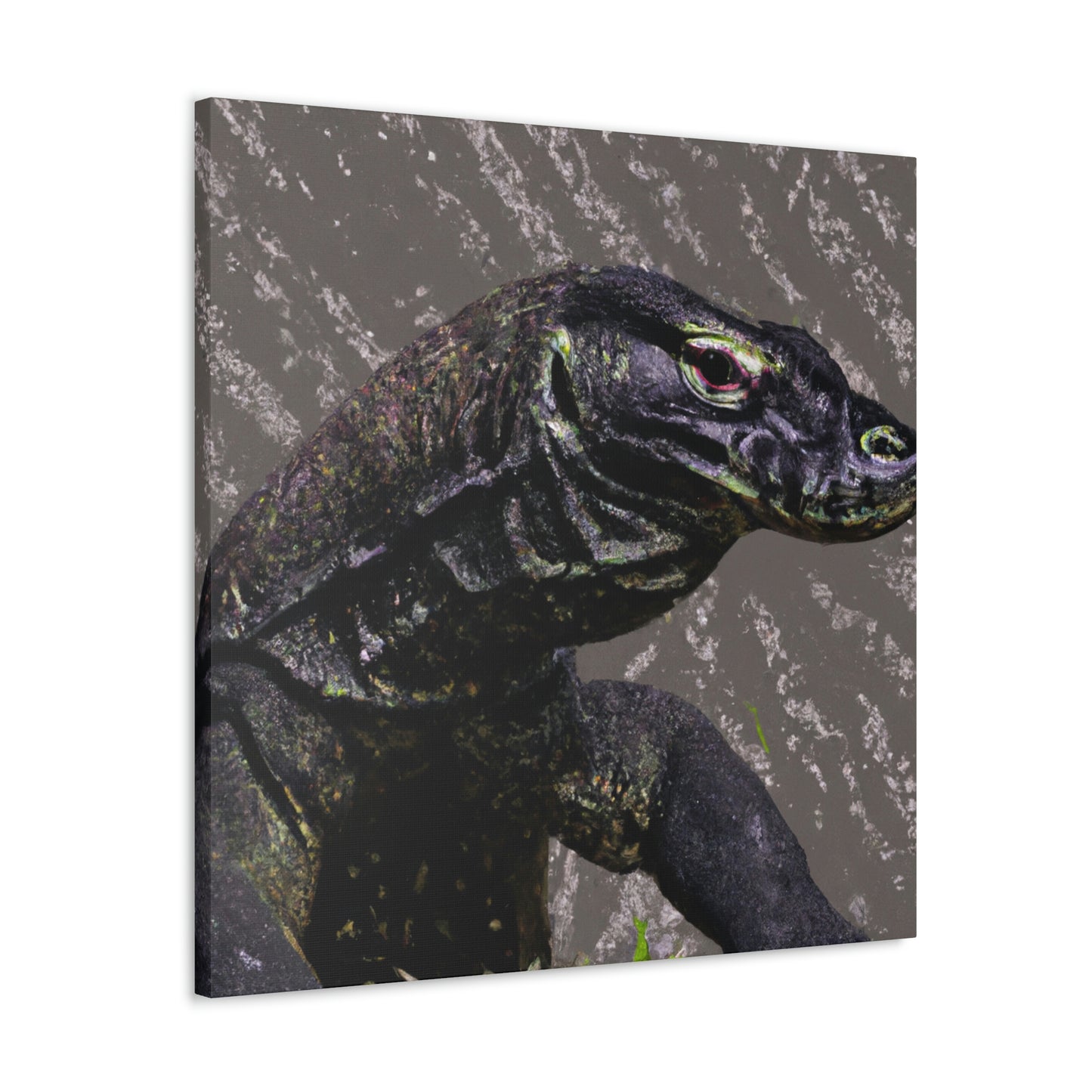 Komodo Dreaming Vividly - Canvas