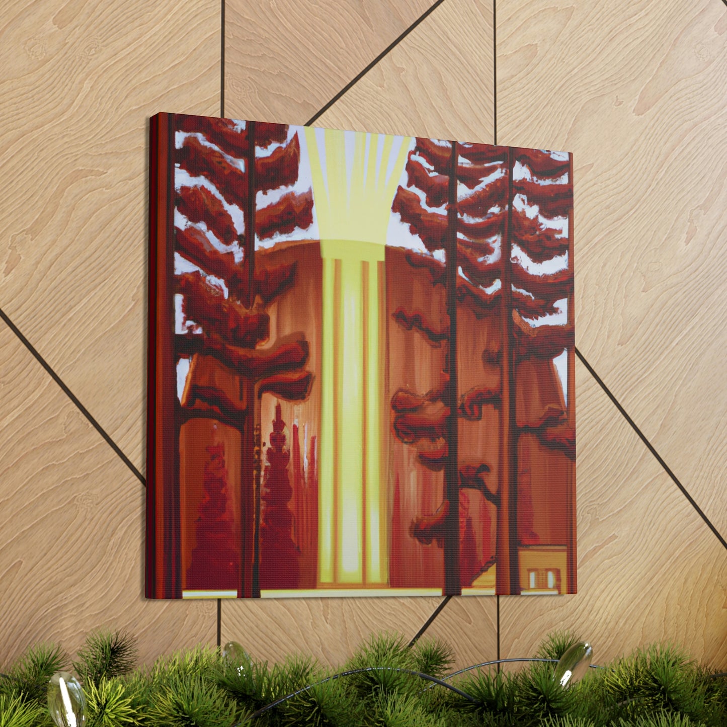 "Redwood Reverie 1920s" - Canvas