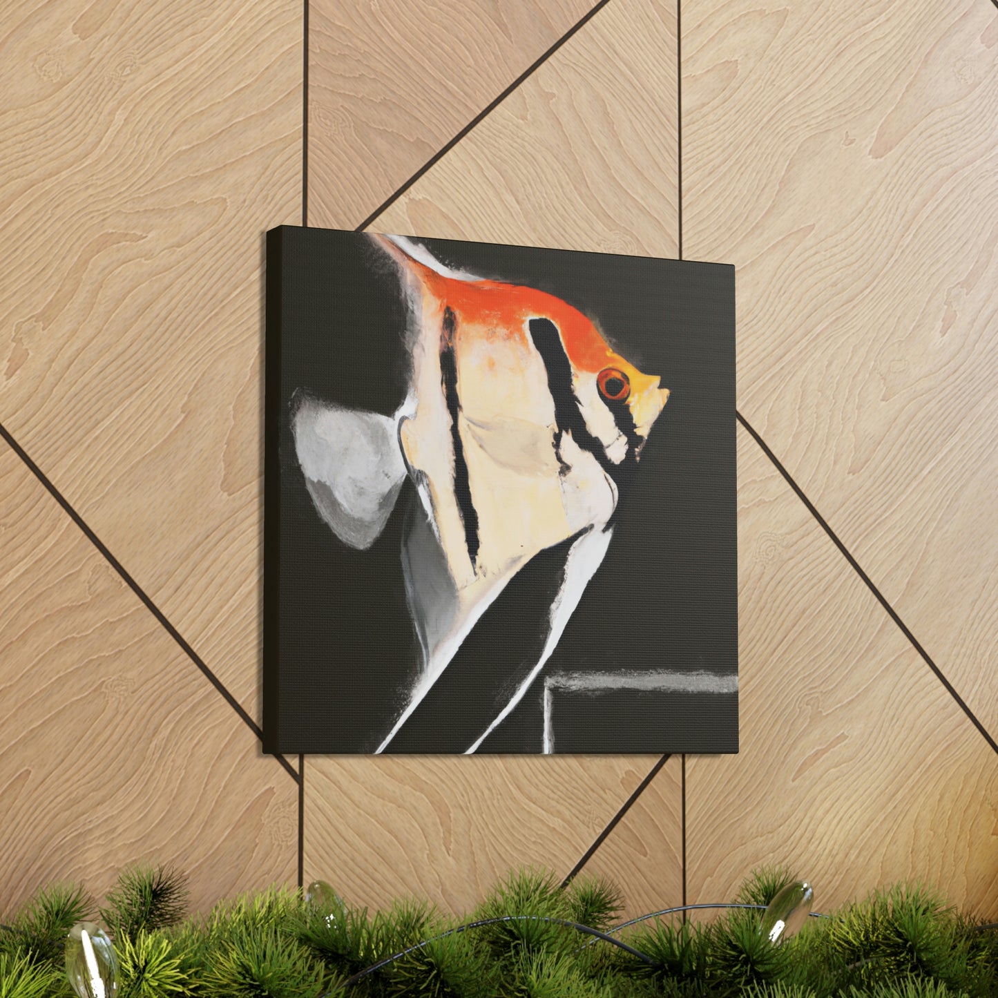 "Angelic Minimalism Fish" - Canvas