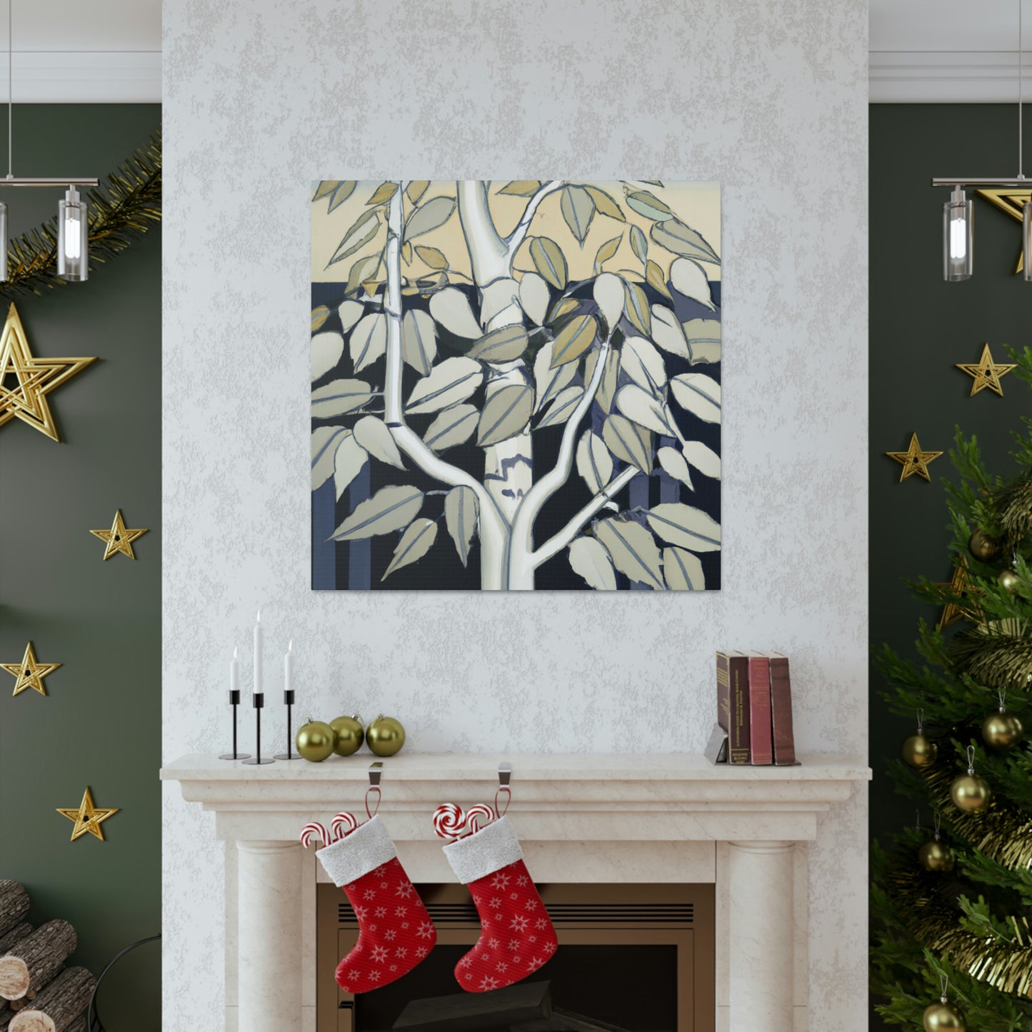 "Beech Tree Deco Dream" - Canvas