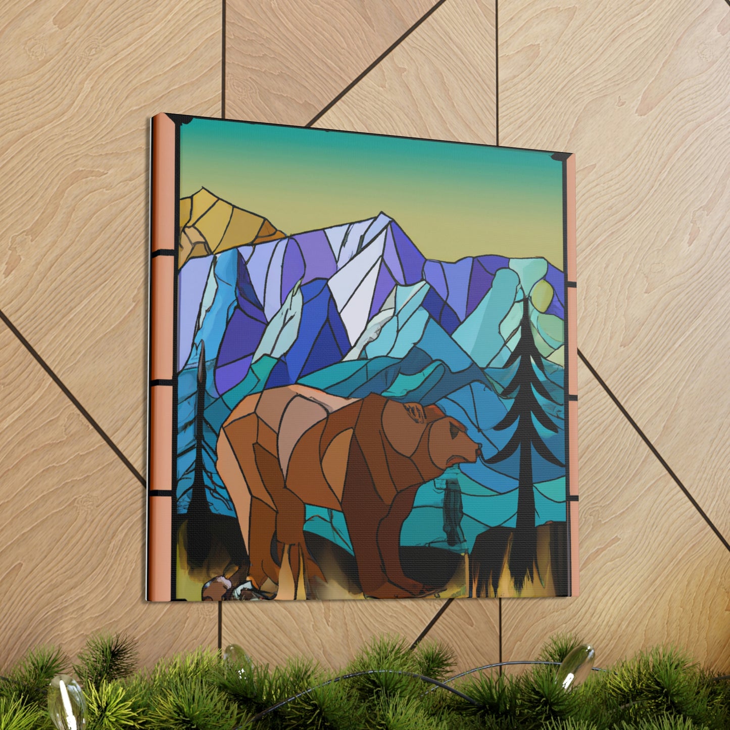 Bear of Gleaming Gold - Canvas