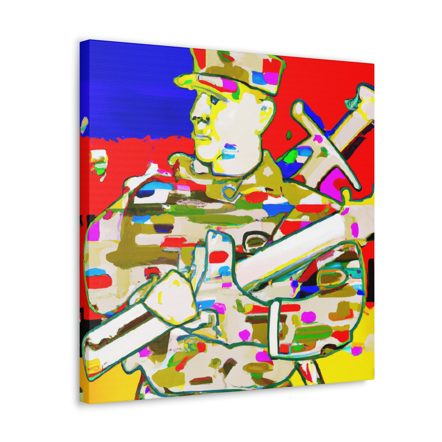 "Artilleryman in Splendor" - Canvas