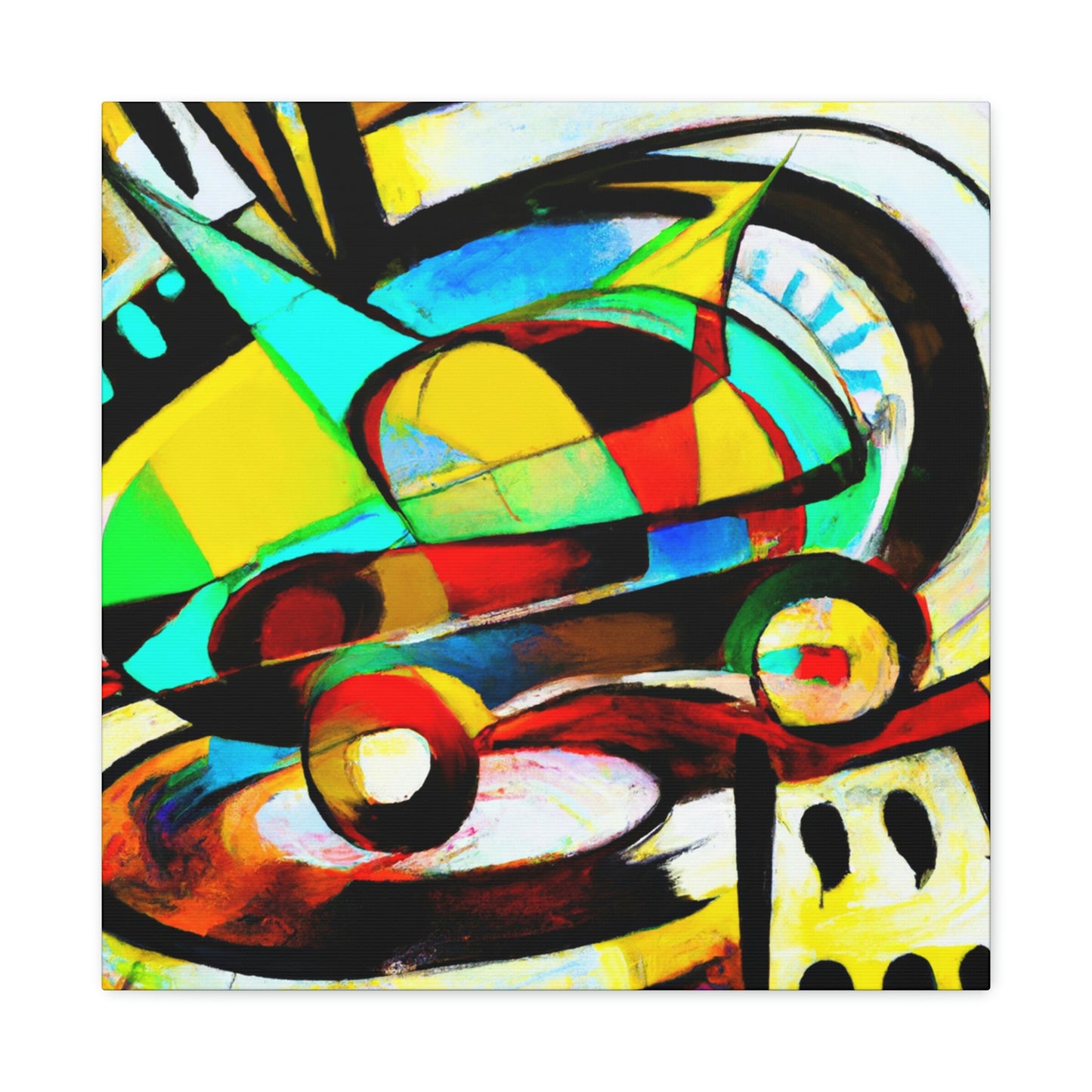 "Car in Expressionism" - Canvas