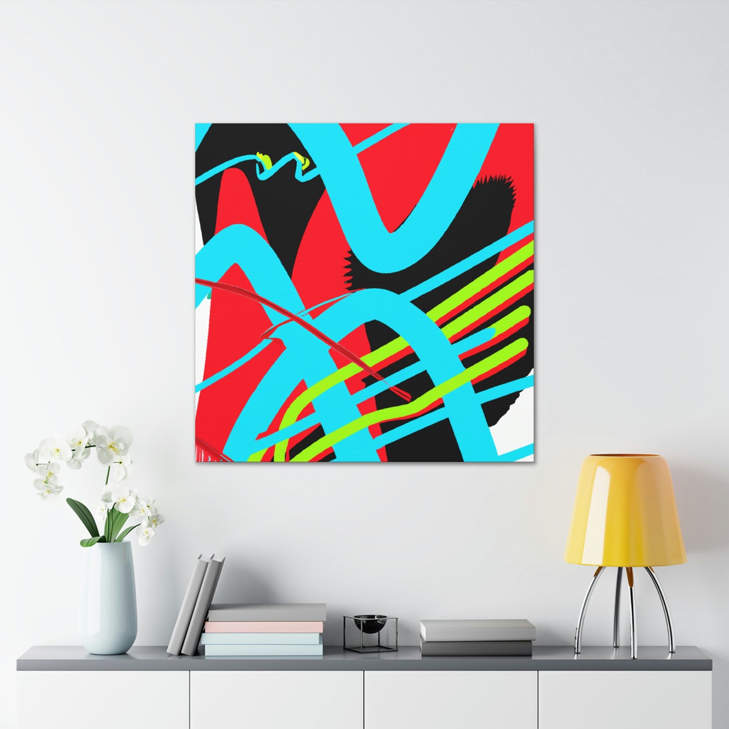 "Vibrant Brilliance Blazing" - Canvas