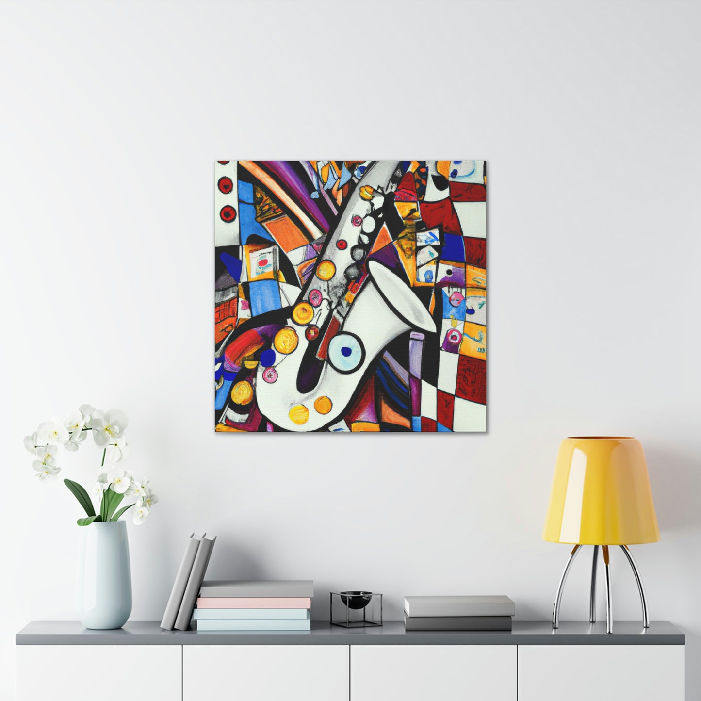 Clarinet in Art Deco - Canvas