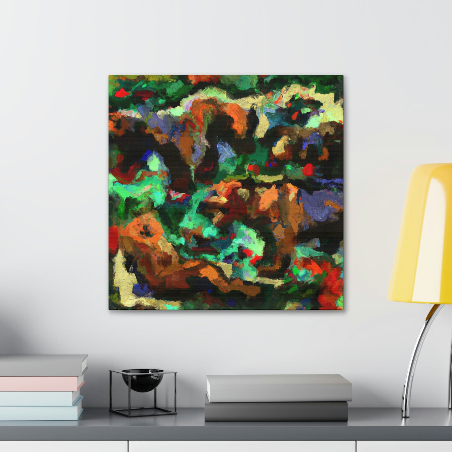 Grizzly Bears Abstraction - Canvas