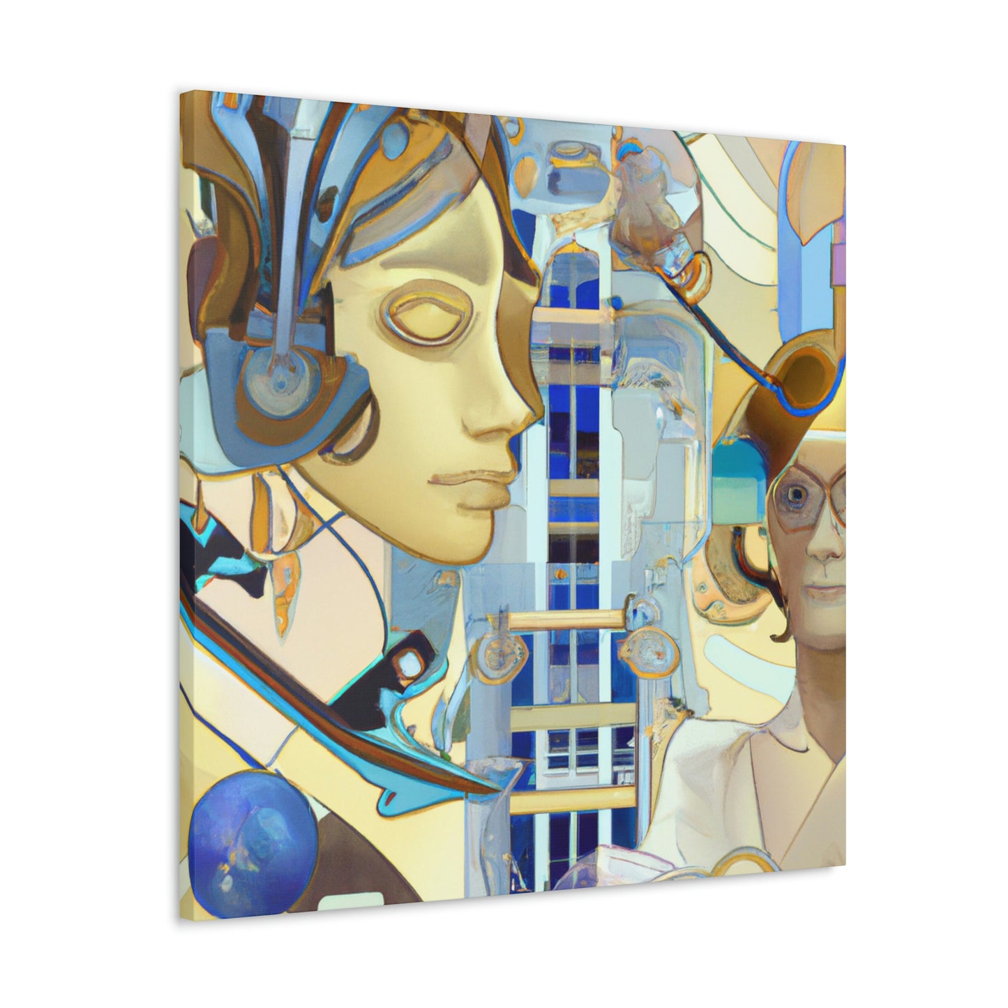 A.I. in Art Nouveau - Canvas