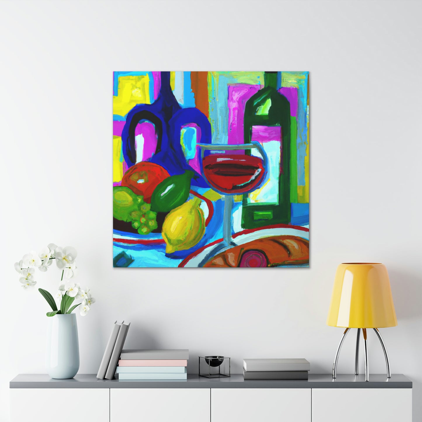 "Wine & Cheese Fête - Canvas" - Canvas