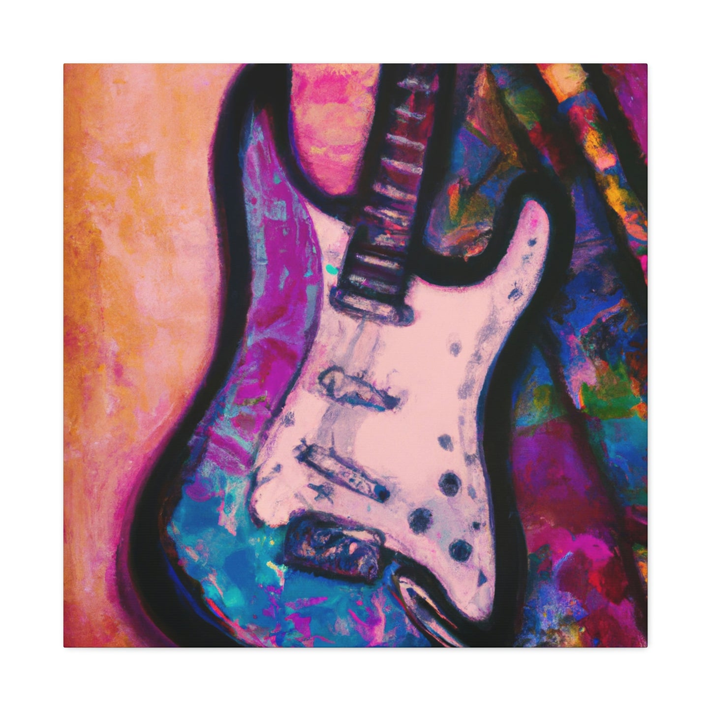 Fender in Abstract Form - Canvas