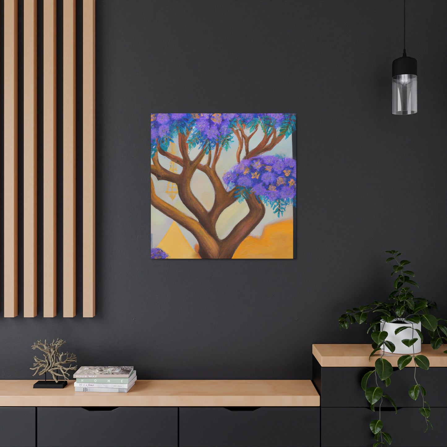 "Jacaranda Dreamscape" - Canvas