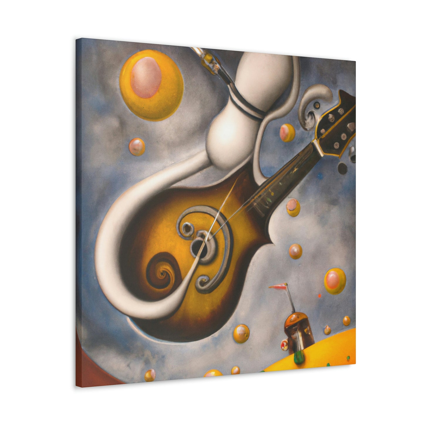 Mandolin in Surreality. - Canvas