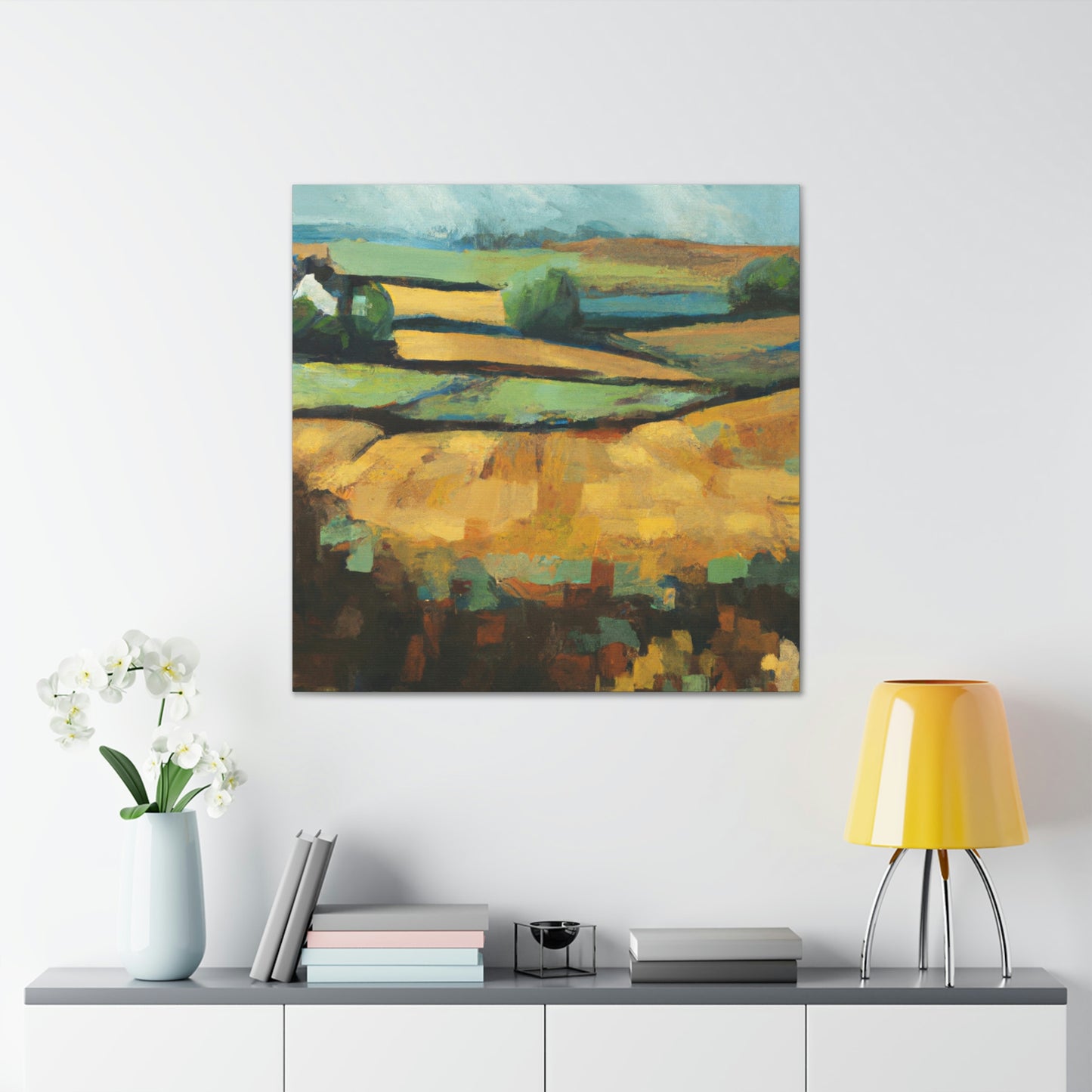 Harvesting Crop Fields - Canvas