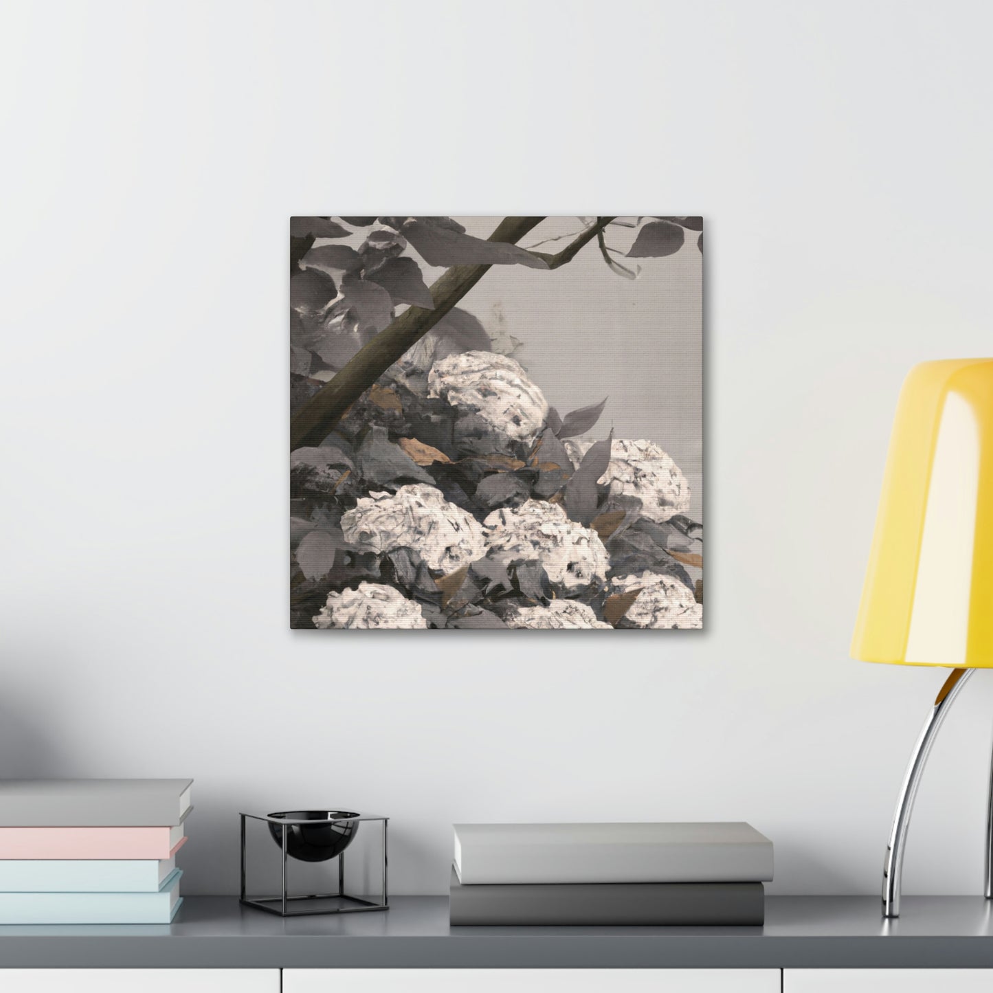 "Hydrangeas in Moonlight" - Canvas