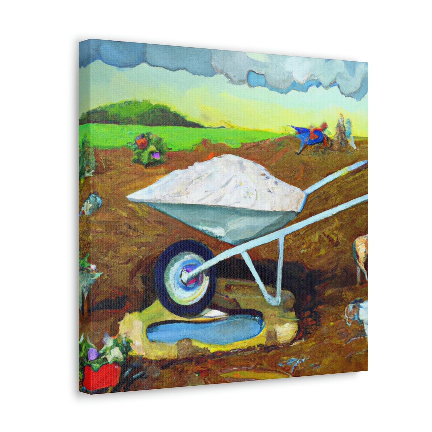 Wheelbarrow in Wonderland - Canvas