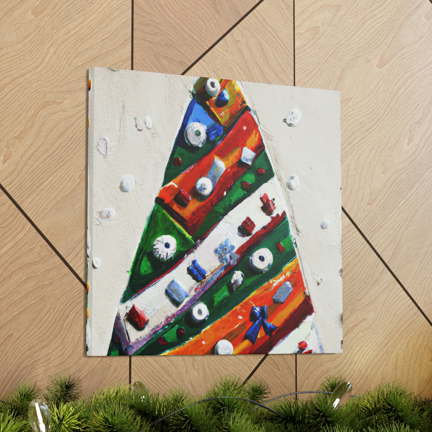 "Christmas Tree Fantasyland" - Canvas