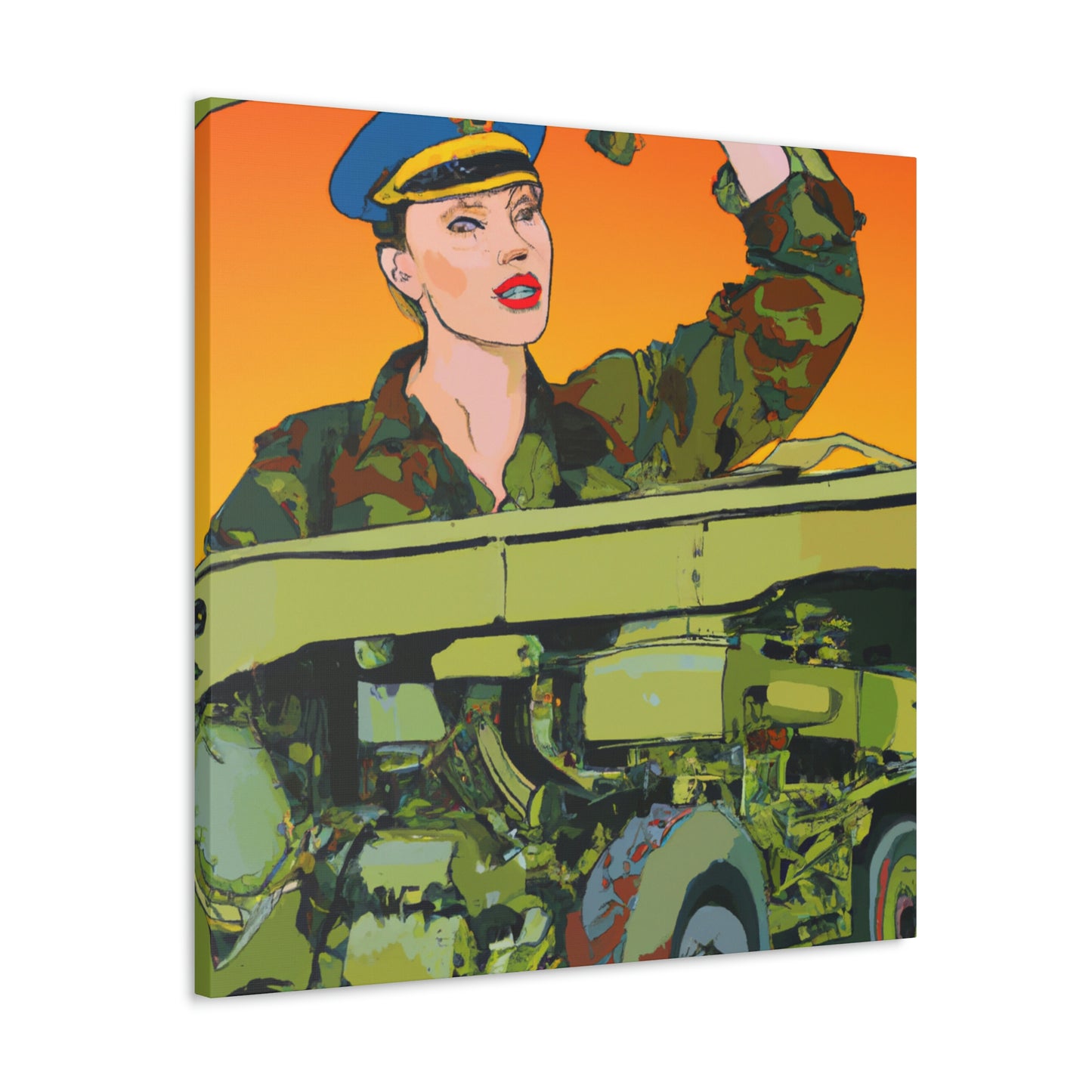 Mechanic in Pop Art - Canvas