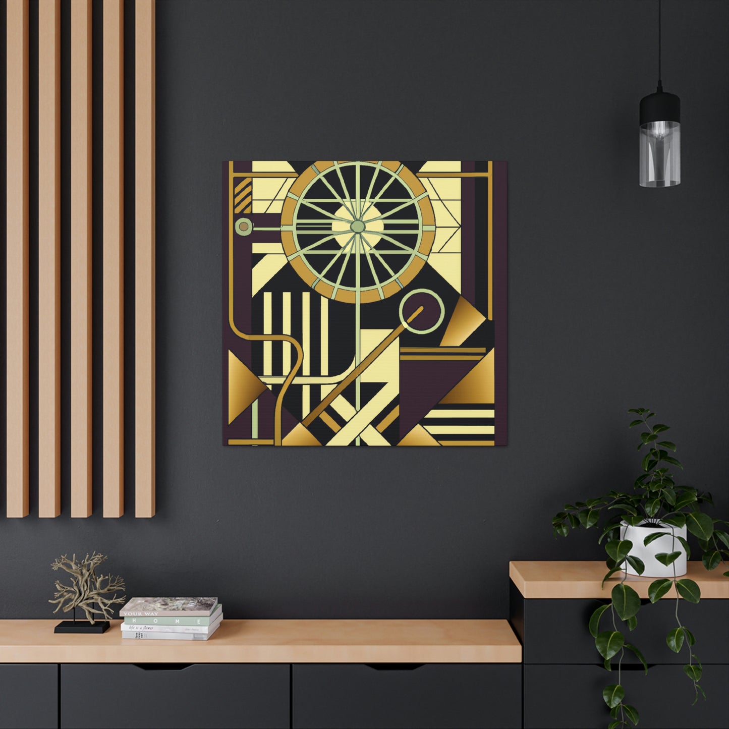 "Golden Jazz Symphony" - Canvas