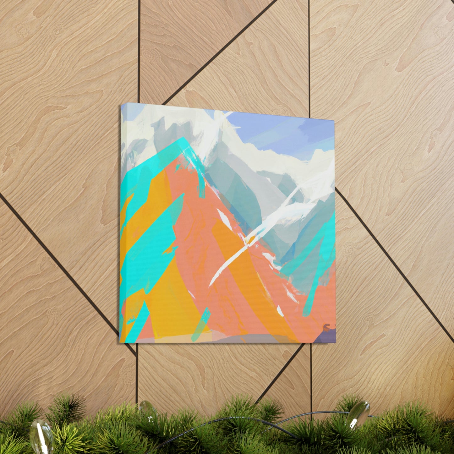 Mountain Abstraction 1940s - Canvas