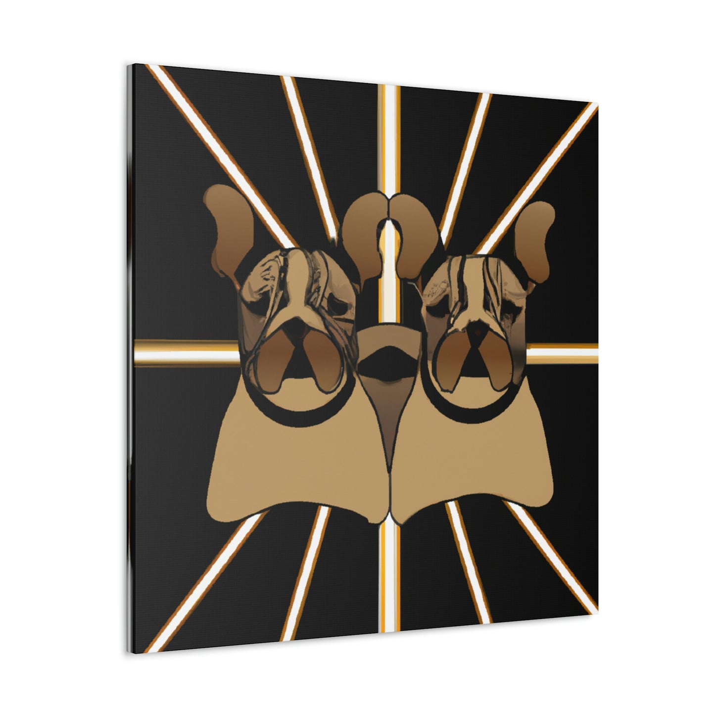 "Bulldog Storms Roaring Twenties" - Canvas