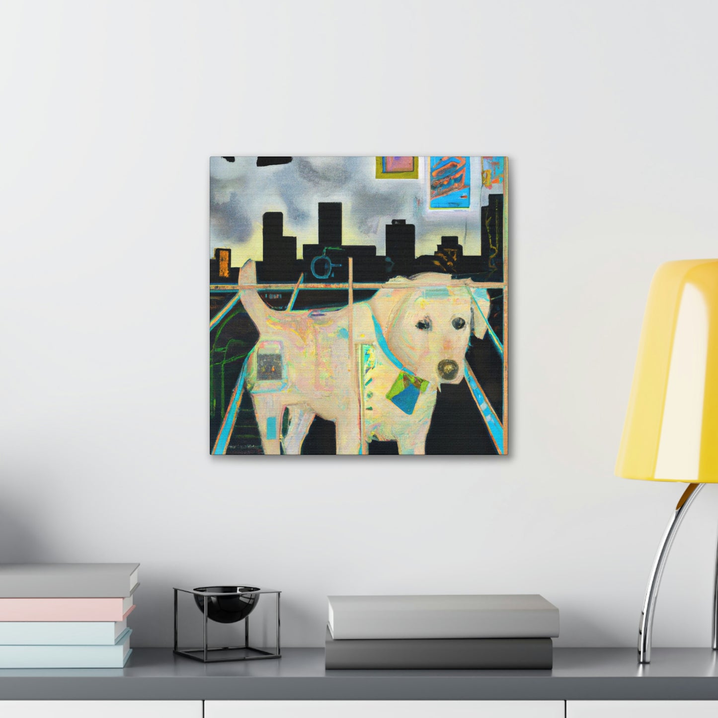 "Labrador Lost in Dreams" - Canvas