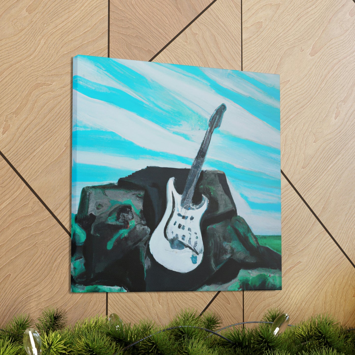 "Fender Abstract Expressionism" - Canvas