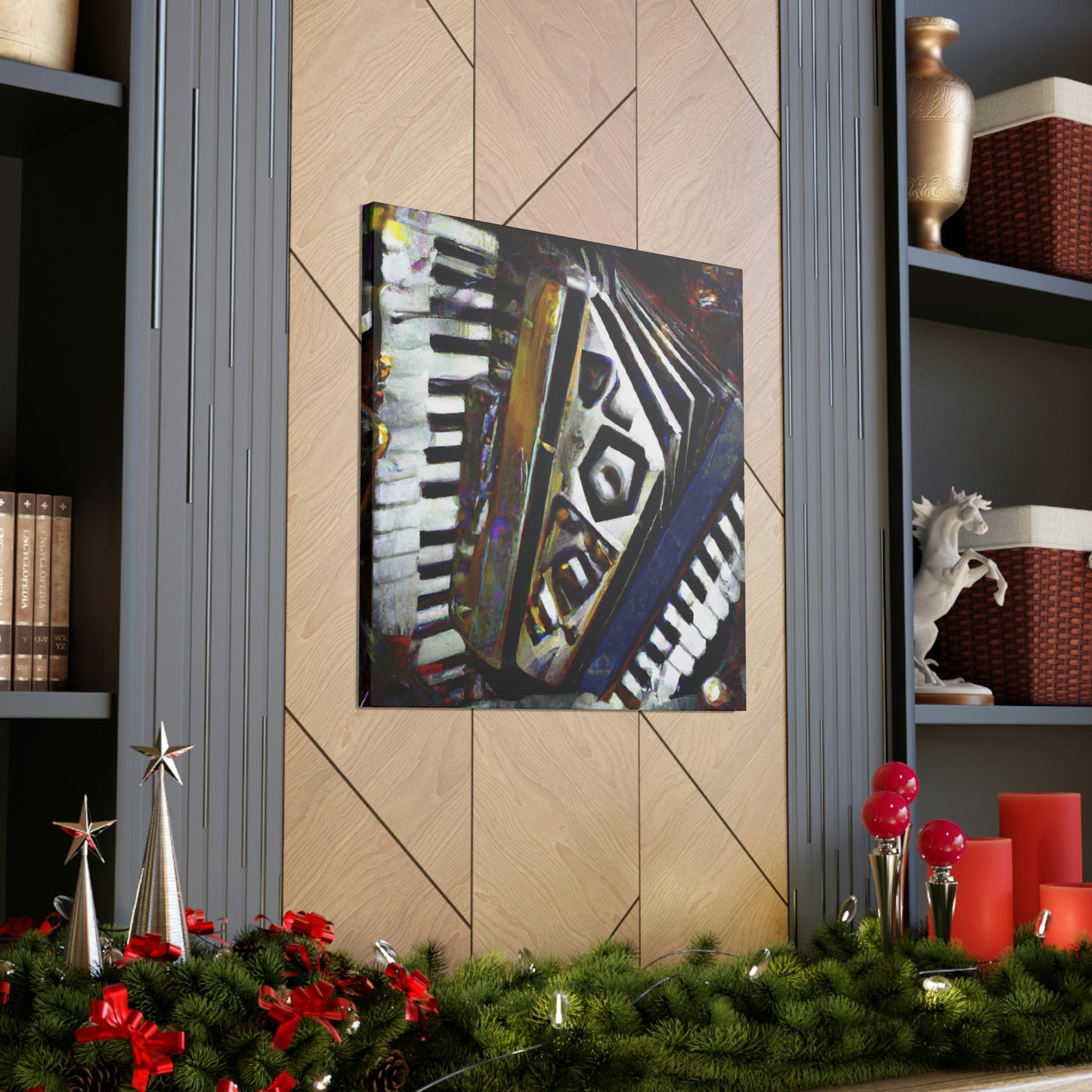 Accordion in Abstraction - Canvas