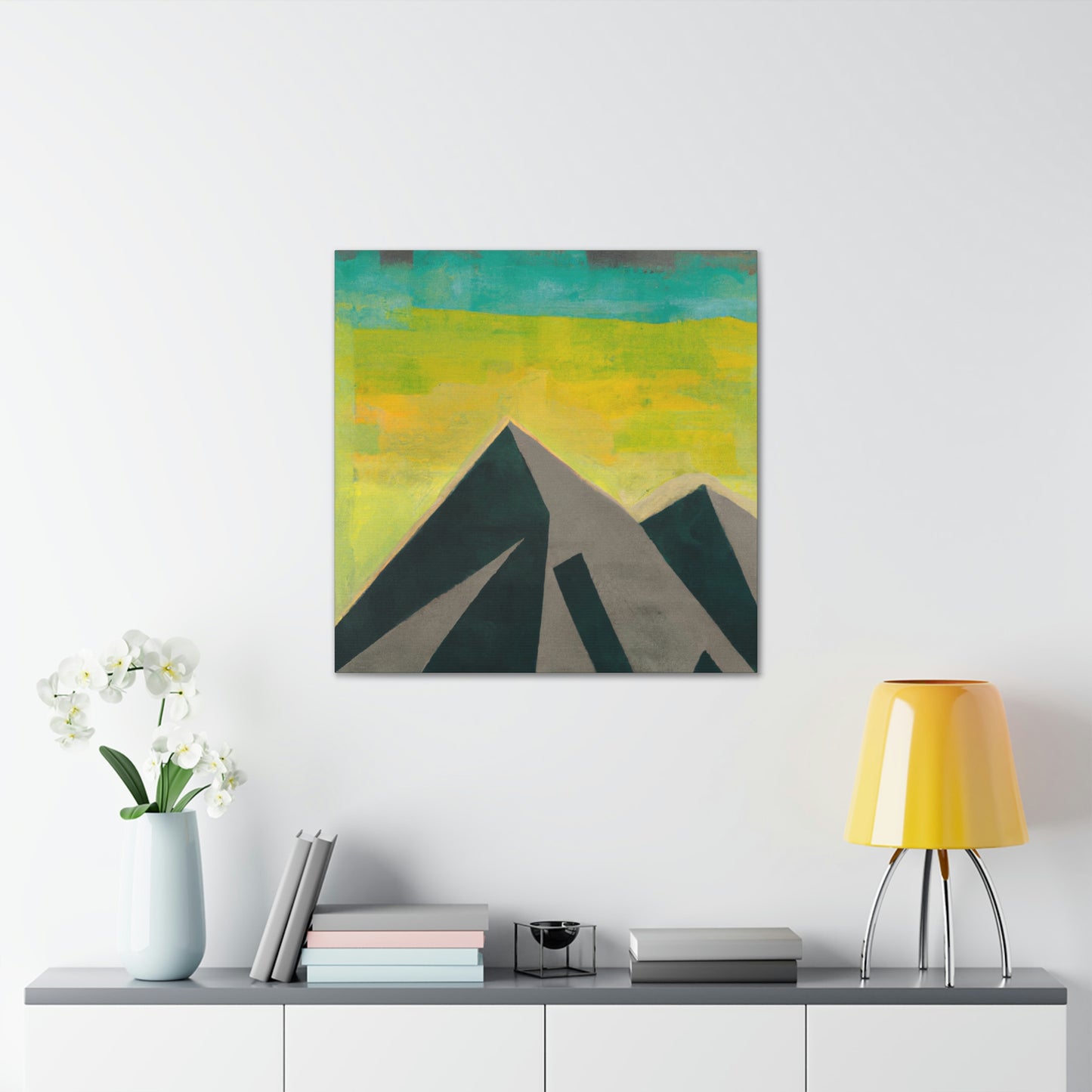 "Mountains in Moonlight" - Canvas