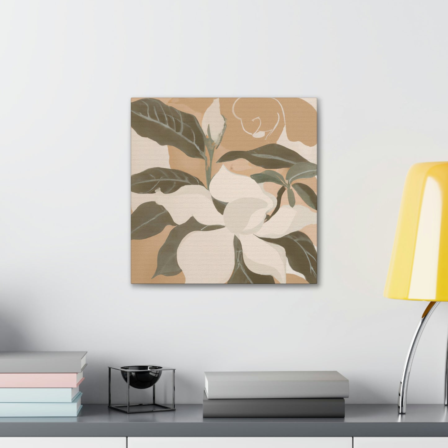 "Gardenia Perfumed Petals" - Canvas