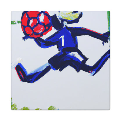 "Playing Soccer Passionately" - Canvas