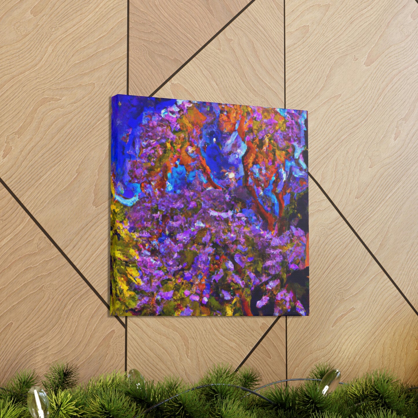 "Vibrant Jacaranda Tree" - Canvas