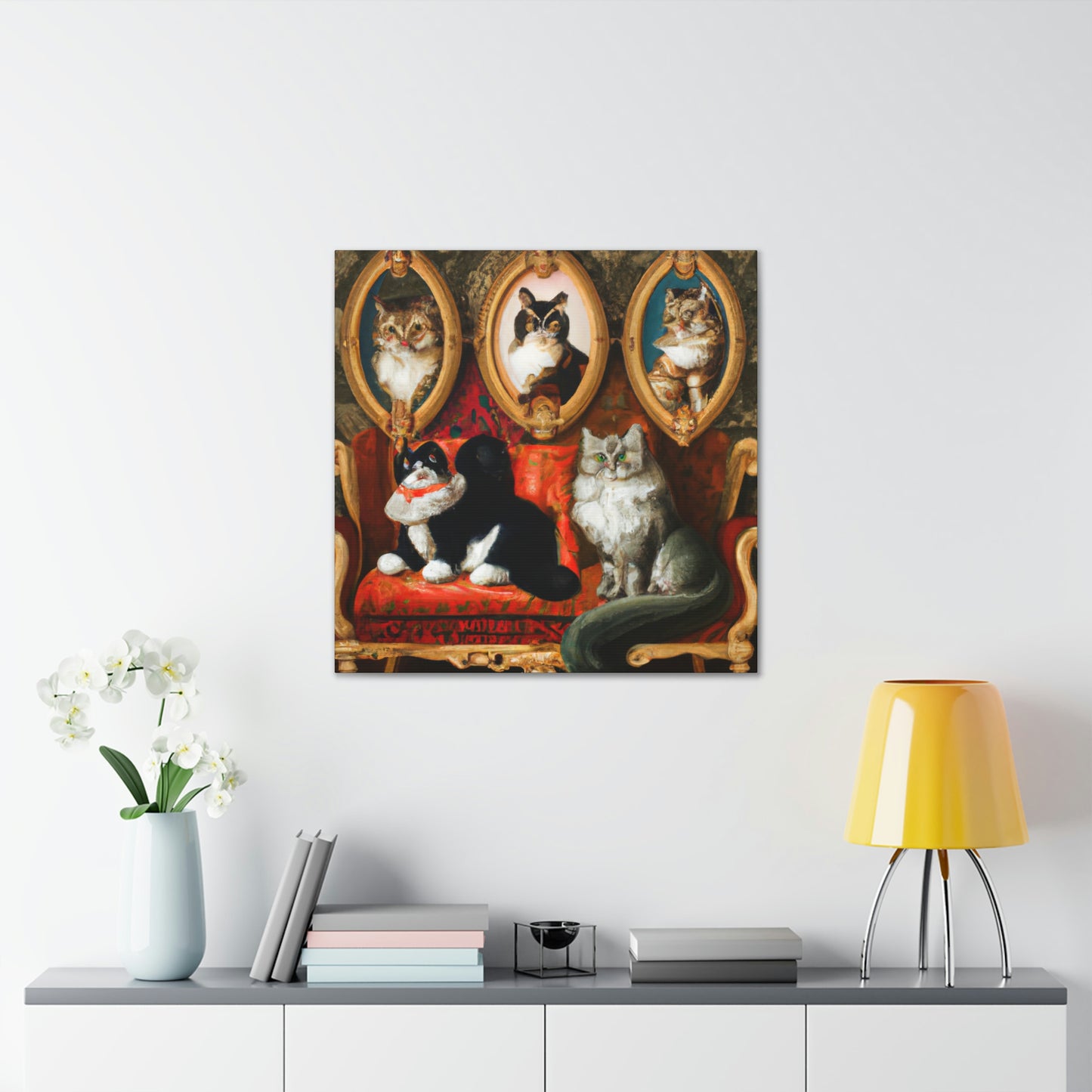 Cats in Splendor - Canvas