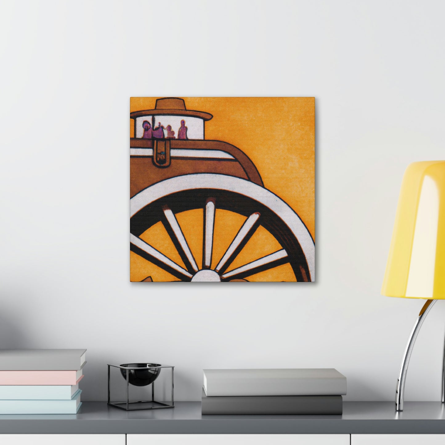 "Wagon Journey Homeward" - Canvas