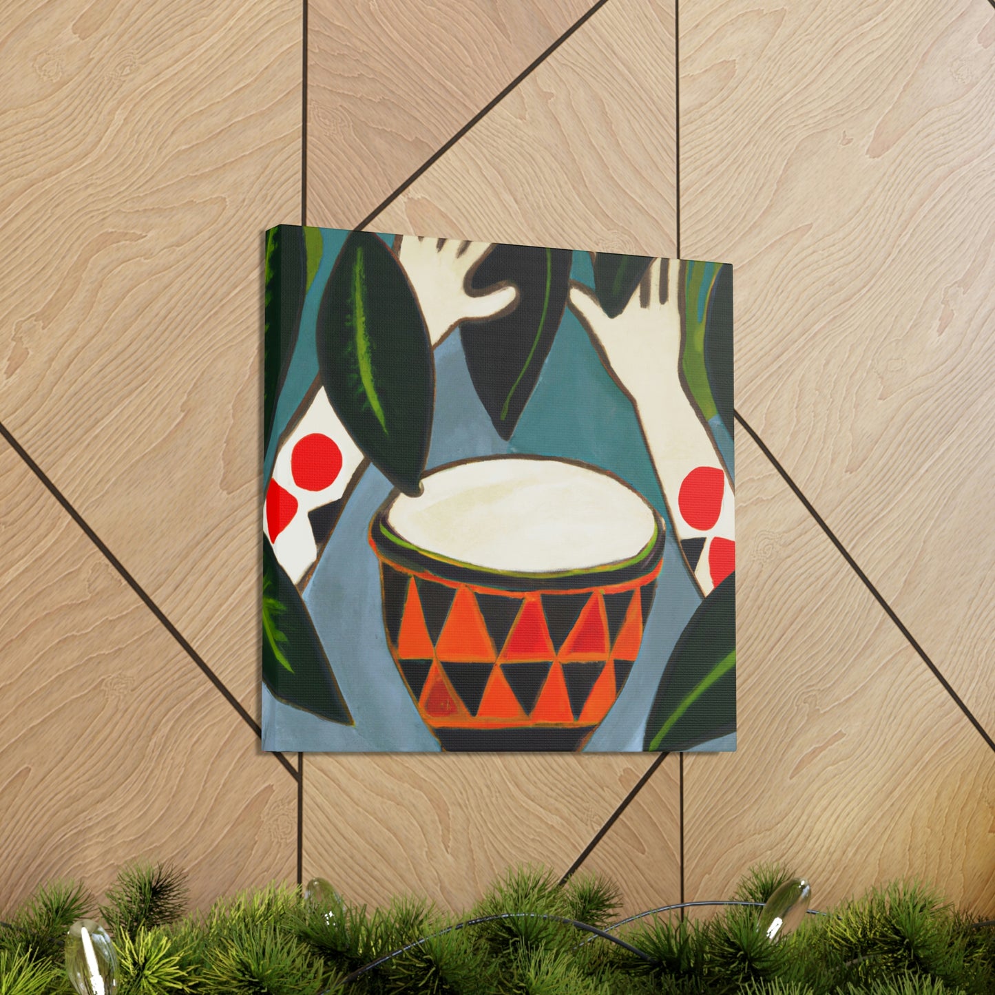 "Bongos in Monochrome". - Canvas