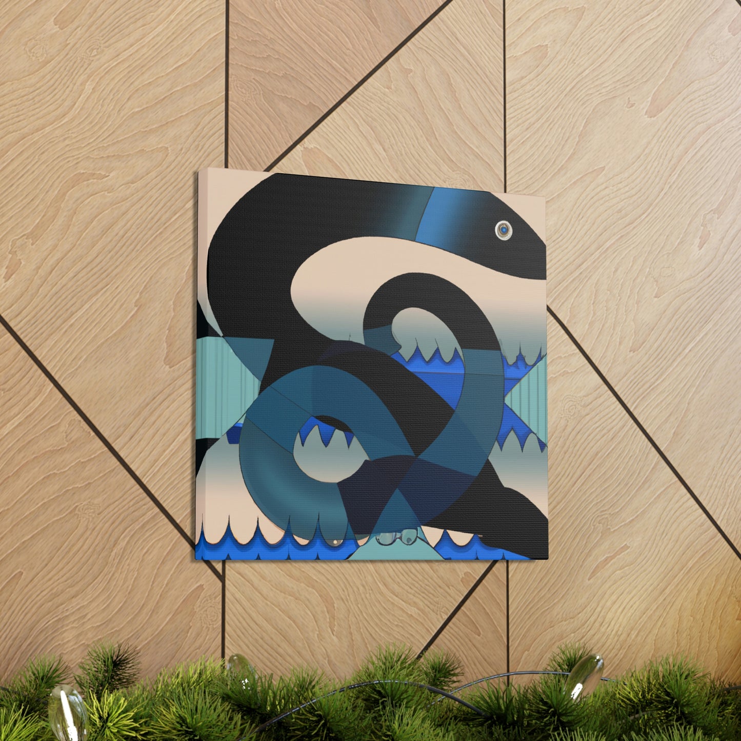 "Electric Eel Entwined" - Canvas