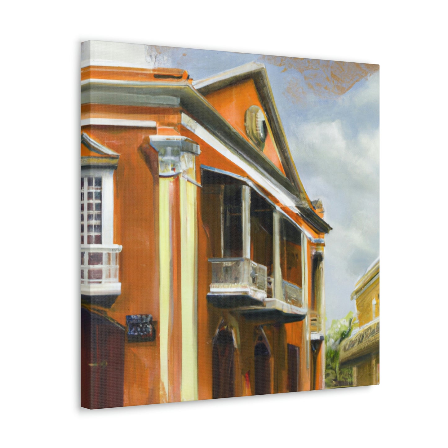 "Colonial Exploration Sunrise" - Canvas