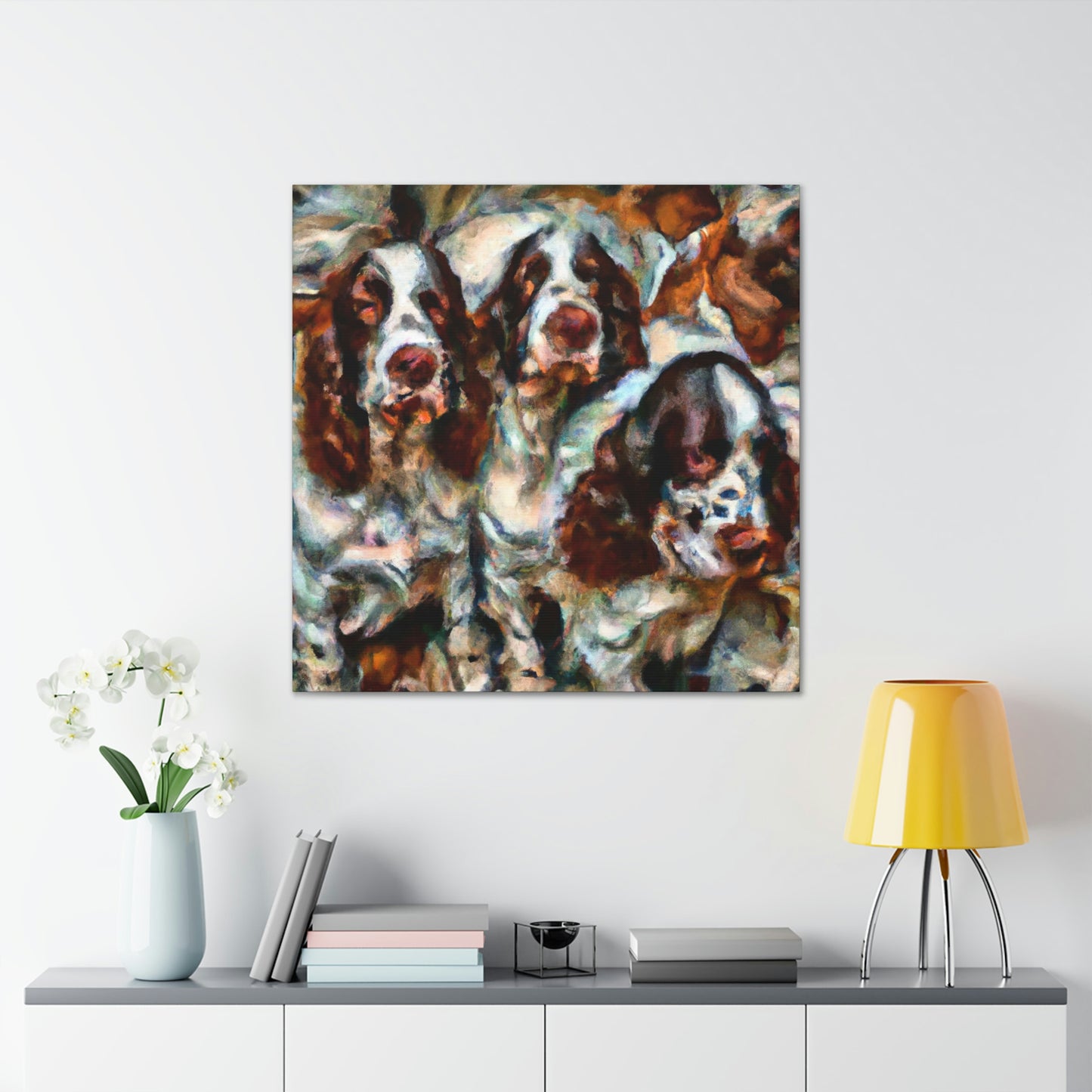 "Spaniel in Expressionism" - Canvas