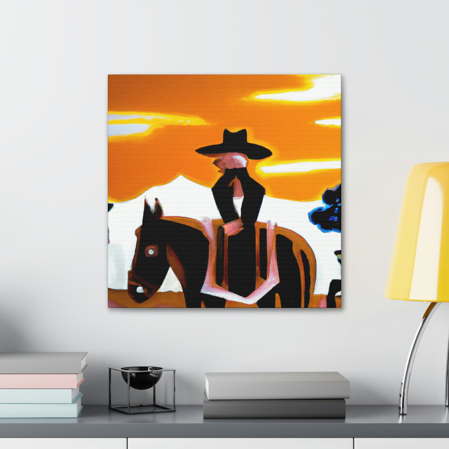 Western Landscape Tapestry - Canvas