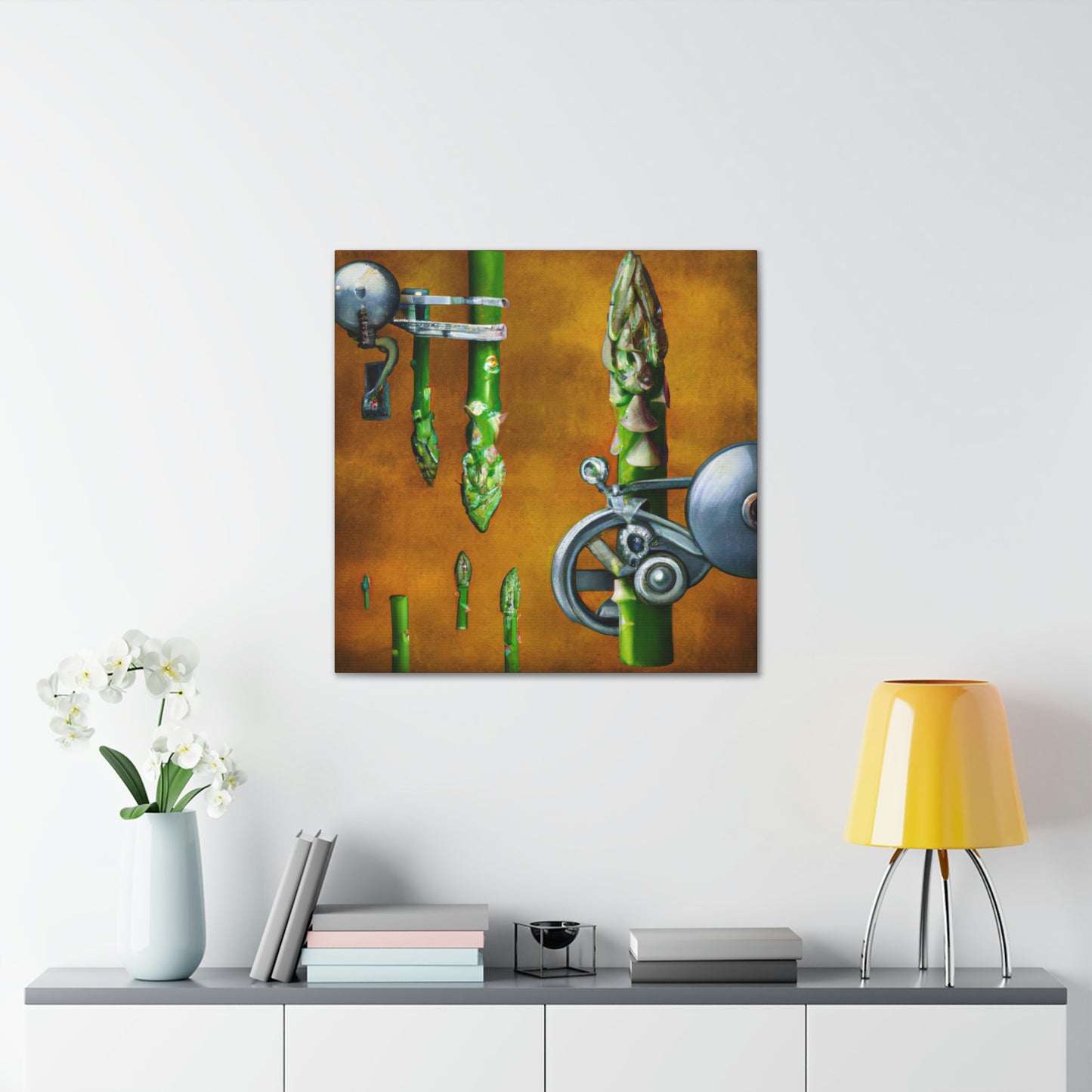 Asparagus in Steampunk - Canvas