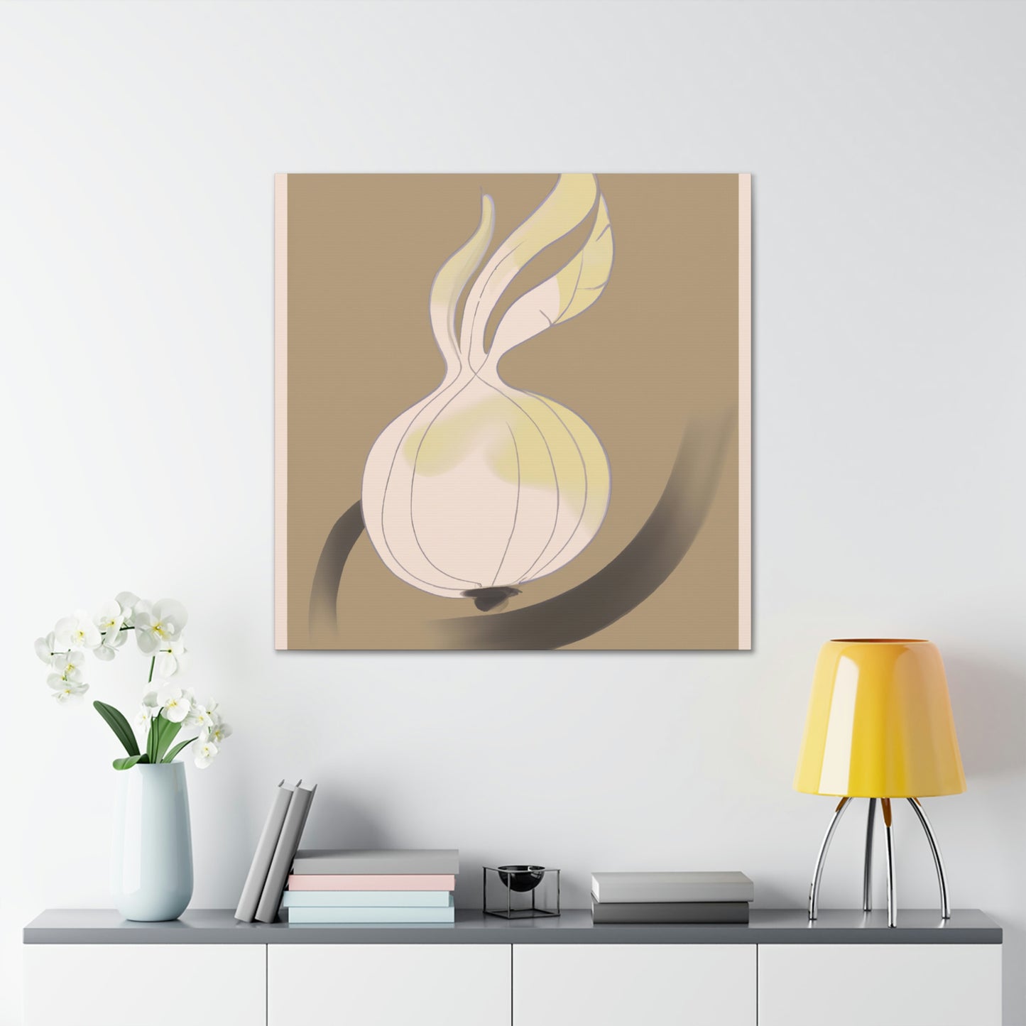 "Onion in Art Deco" - Canvas