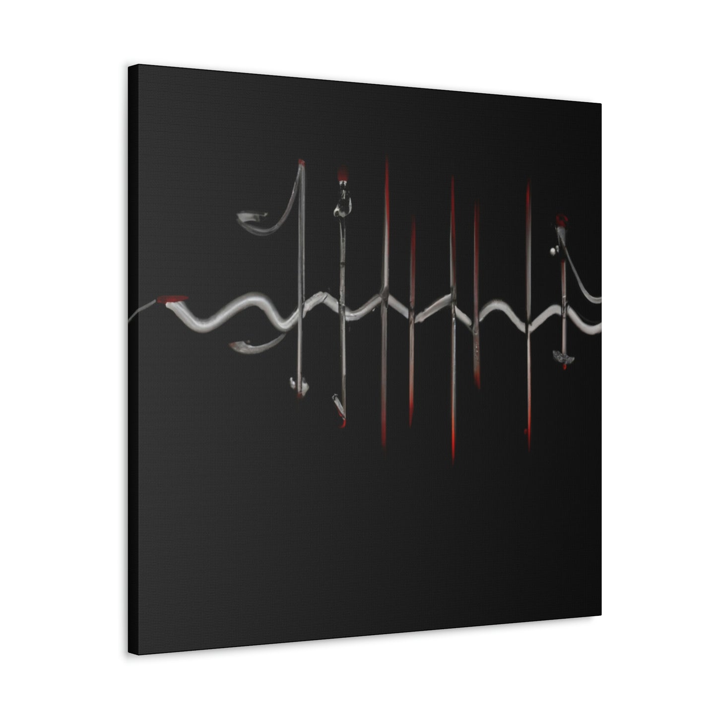 "Sound Wave Symphony" - Canvas